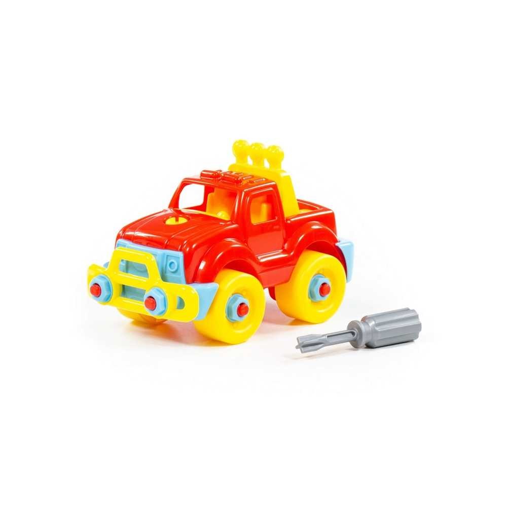 Jeep demontabil, 25,5x10x22 cm, Polesie