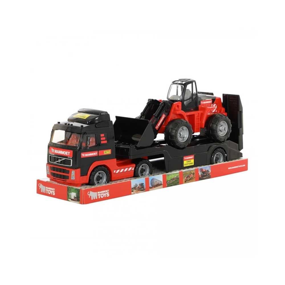Camion+buldozer - Mammoet, 89x19x25 cm, Polesie