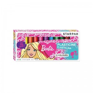 Plastilina Barbie 12 culori|set - STARPAK
