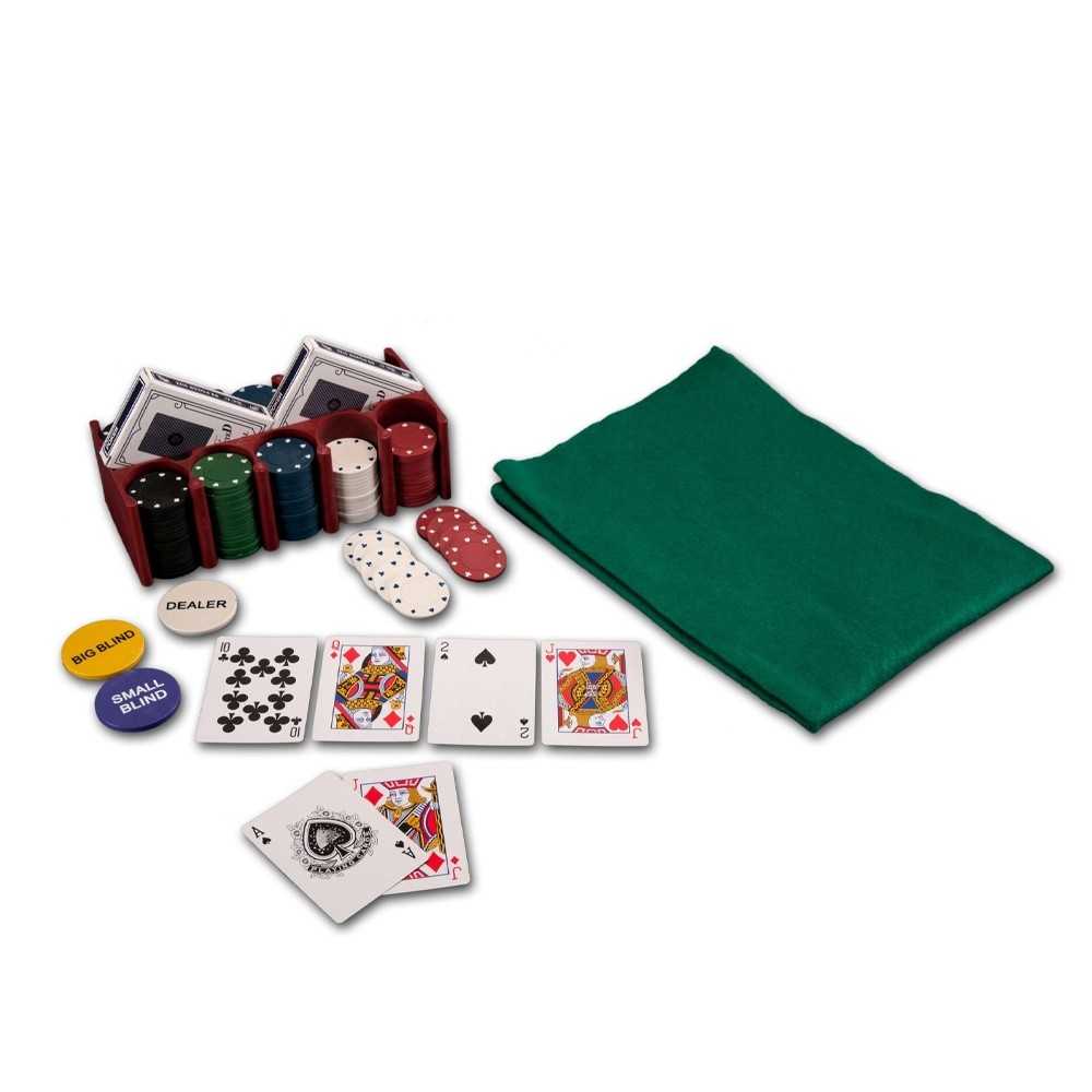 information Characterize leftovers Set Poker plastic + metal + textil
