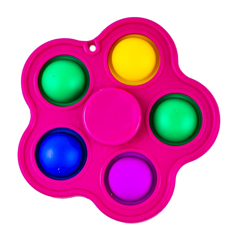 Jucarie senzoriala, antistres, tip spinner, 8x8x1 cm