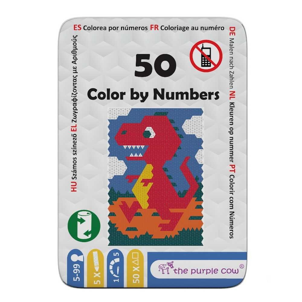 50 de imagini - Coloreaza dupa numere