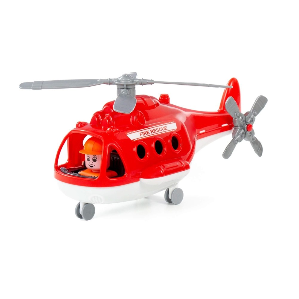 Elicopter pompieri - Alpha, 29,5x22x13 cm, Polesie