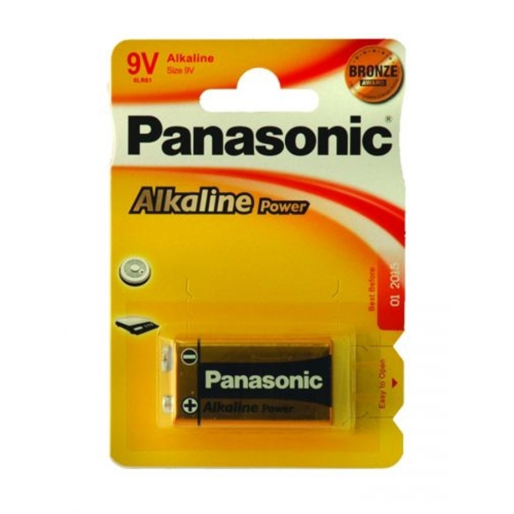 Baterii Panasonic 9V - Alcaline