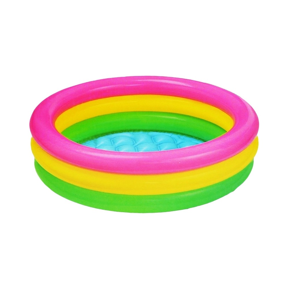 Piscina gonflabila, 114 cm, Curcubeu