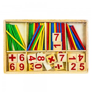 Joc educativ din lemn - Invata matematica