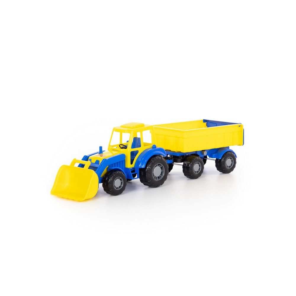 Tractor cu remorca si incarcator - Altay, 67x17x18 cm, Polesie