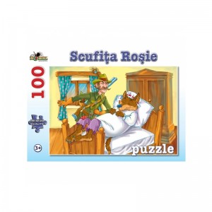 Puzzle 100 piese Scufita Rosie