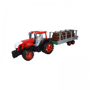 Tractor cu remorca si lemne, 77 cm