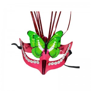 Masca de carnaval cu fluturasi