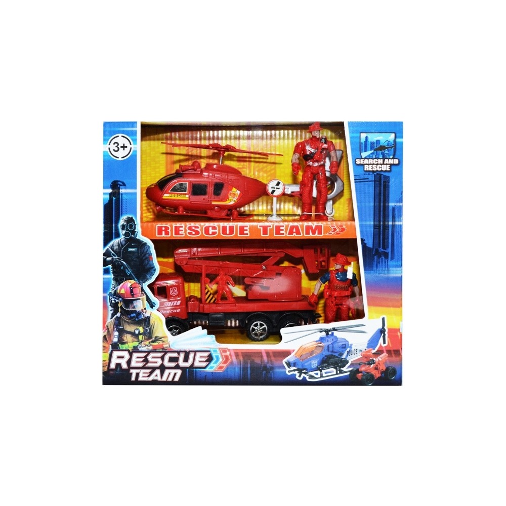 Play set pompieri - vehicule + figurine