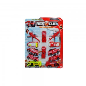 Play set pompieri, 12 vehicule/blister