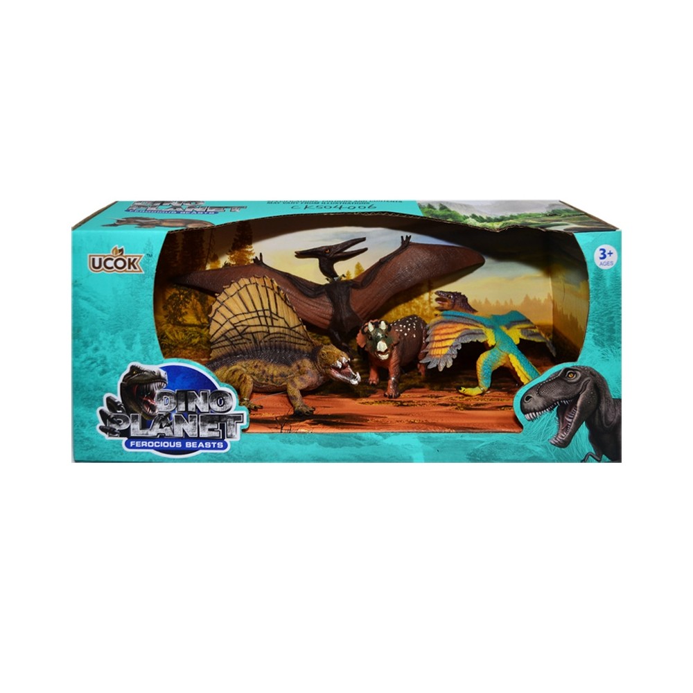 Figurine dinozauri, 4 buc/cutie