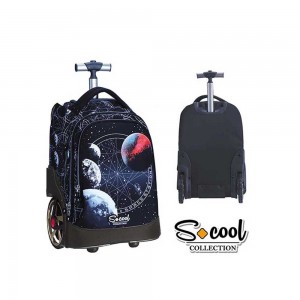 Ghiozdan trolley compartiment laptop, RED PLANET - S-COOL