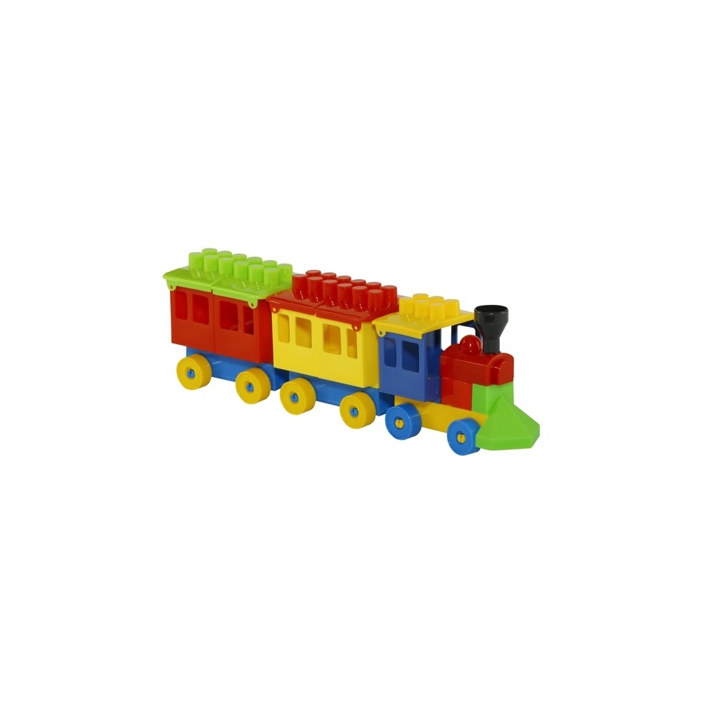 Trenulet cu cuburi, 32,5x6,5x10 cm - Tupiko