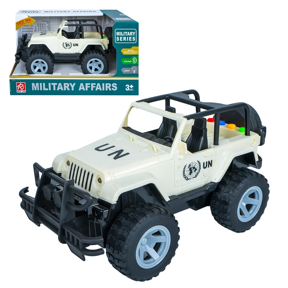 Jeep armata frictiune, cu baterii