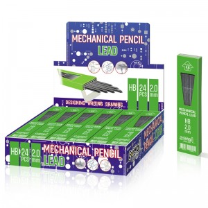 Mine creion mecanic HB, 2mm, 12 buc/set - S-COOL