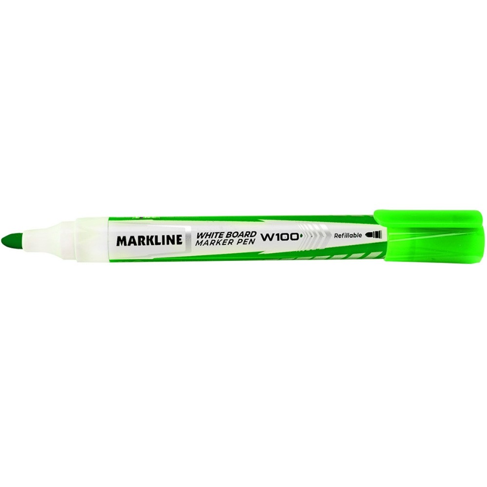 Marker whiteboard markline, verde MW100GRE – Linc