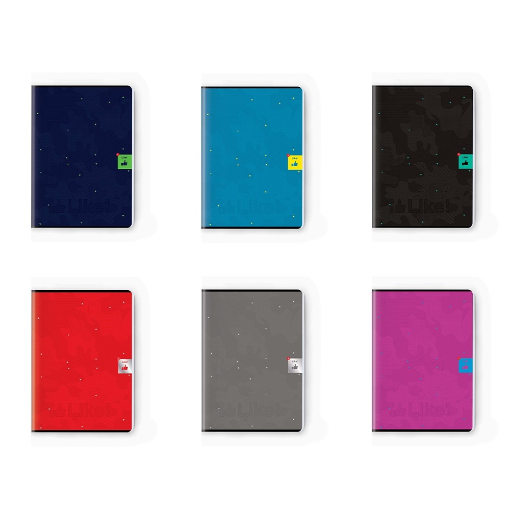 Caiet A5, 52 file AR, Premium, 75g, Like Collection - S-COOL