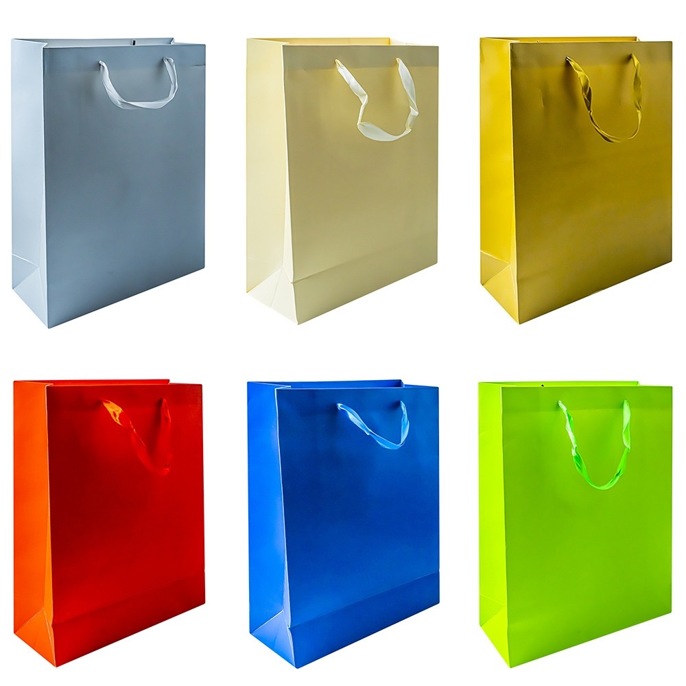 Punga cadou unicolora, 32x44x11 cm