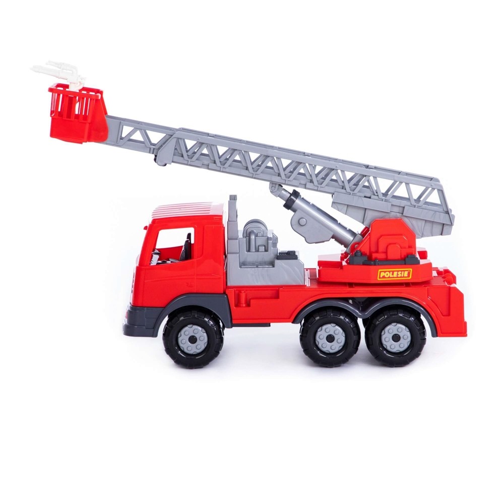 Camion pompieri + elevator - Supertruck, 45x16.5x26 cm, Polesie