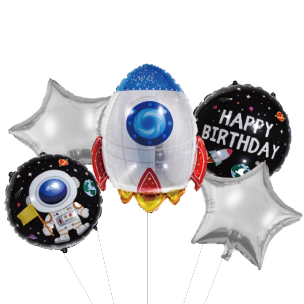 Balon, folie aluminiu, Racheta