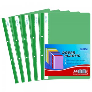 Dosar plastic A4, Verde - NEBO