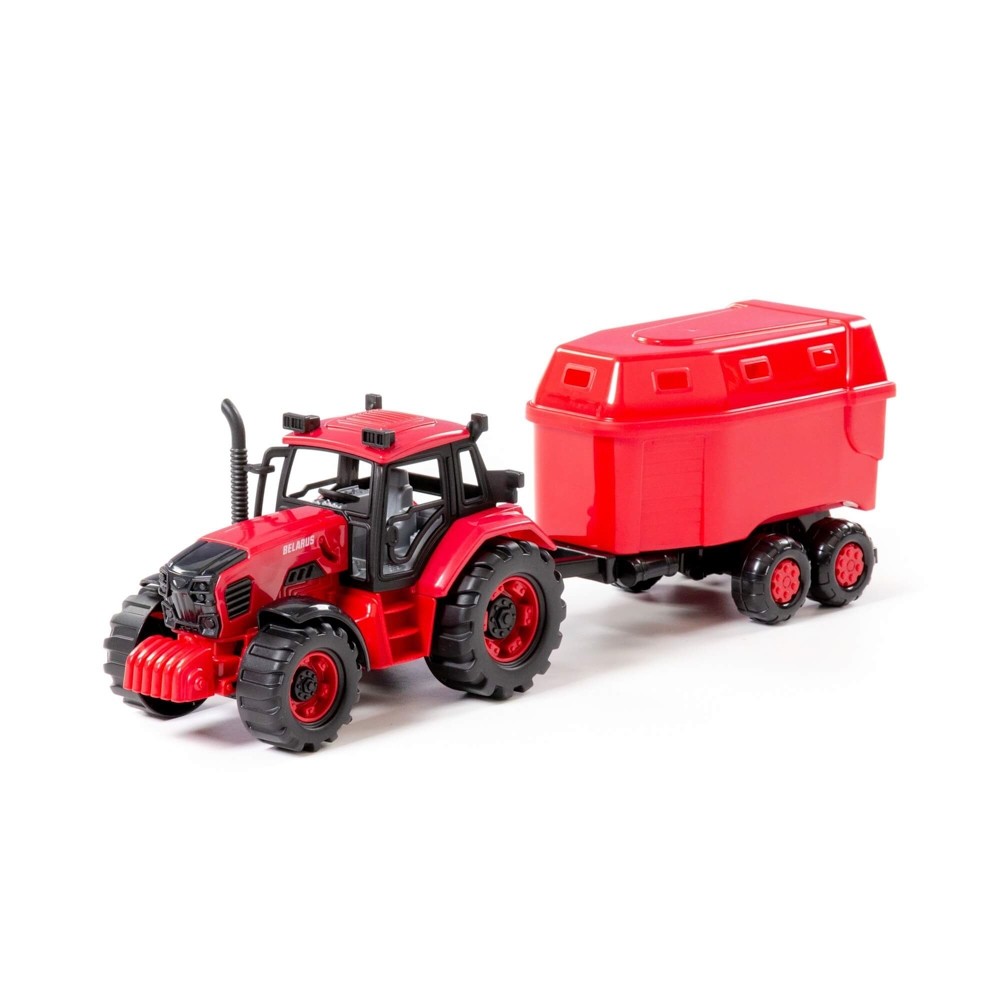 Tractor cu remorca animale, 40x11.5x17 cm, Polesie