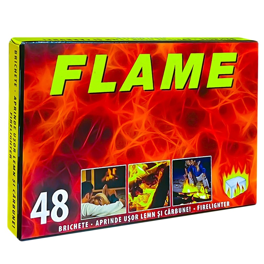 Pastile foc Flame, 48 buc/set