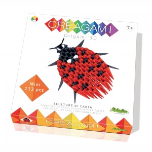 Origami 3D Creagami - Buburuza, 109 piese