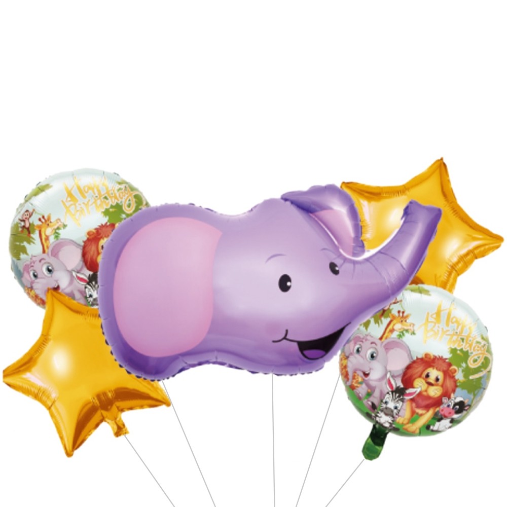 Balon, folie aluminiu, Elefant