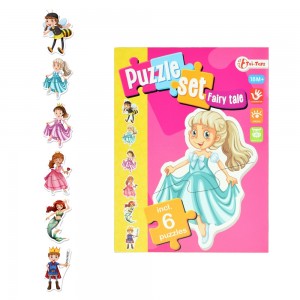 Puzzle 6 in 1, Personaje povesti - Toi-Toys