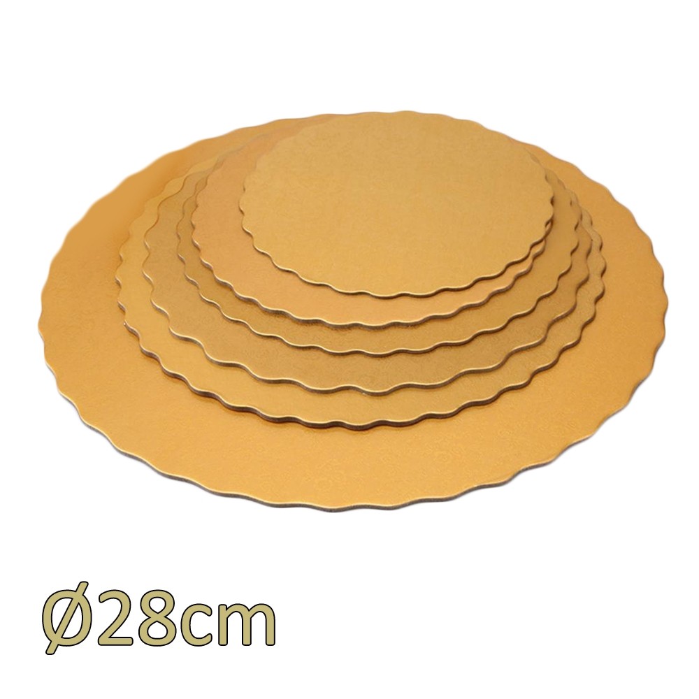 Disc auriu, din carton, Girasole, 28 cm