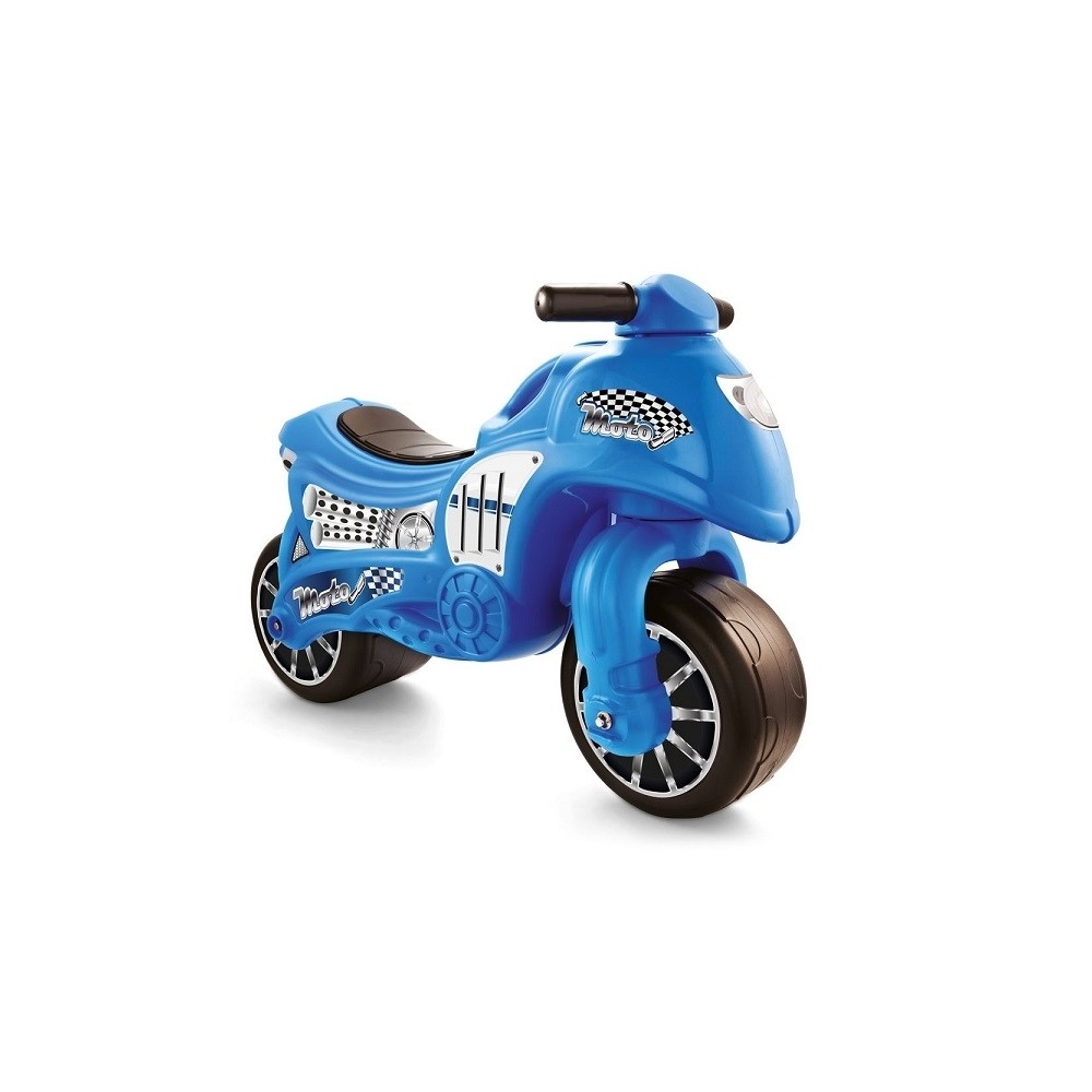 Motocicleta fara pedale, albastru, 50x71x27 cm - Dolu