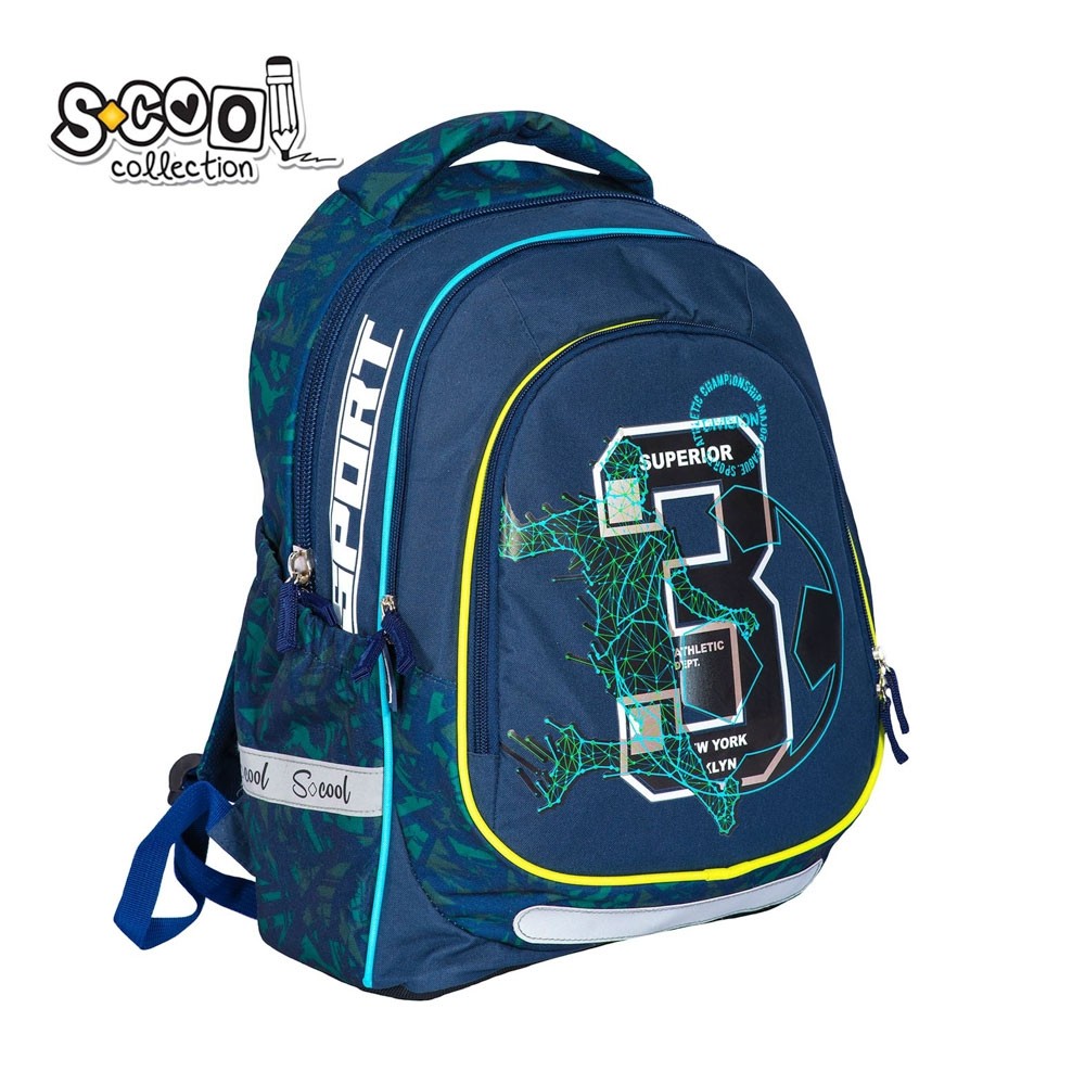 Ghiozdan anatomic light, 41x28x21 cm, SUPERIOR - S-COOL