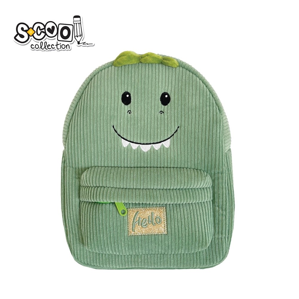 Ghiozdan gradinita Baby Animals, 23x8x28 cm, DINOSAUR - S-COOL