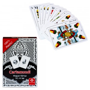 Carti de joc unguresti, plastic - Cartamundi