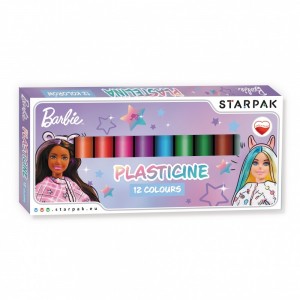 Plastilina Barbie, 12 culori/set - Starpak
