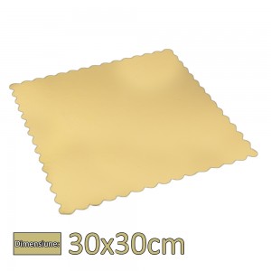 Tavita aurie, din carton, Girasole, 30x30 cm