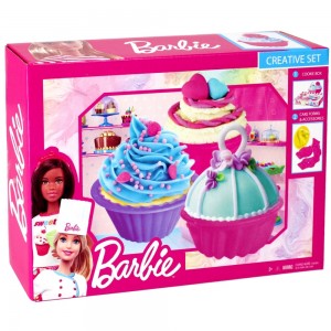 Set creativ plastilina Barbie, 6 buc/set + accesorii - STARPAK