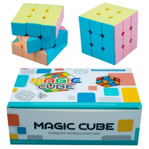 Cub magic, tip Rubik, 6 buc/set