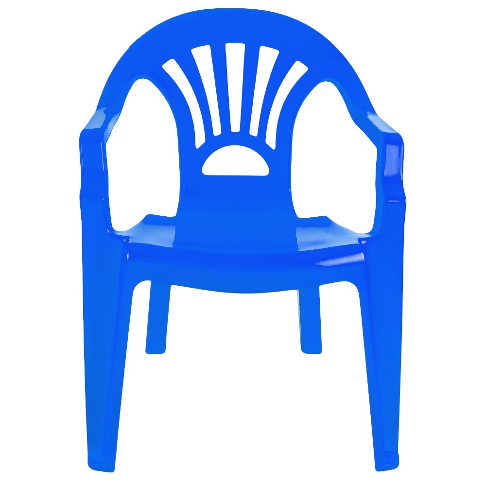 Scaunel din plastic, albastru, 40x35x54.5 cm - ROBENTOYS