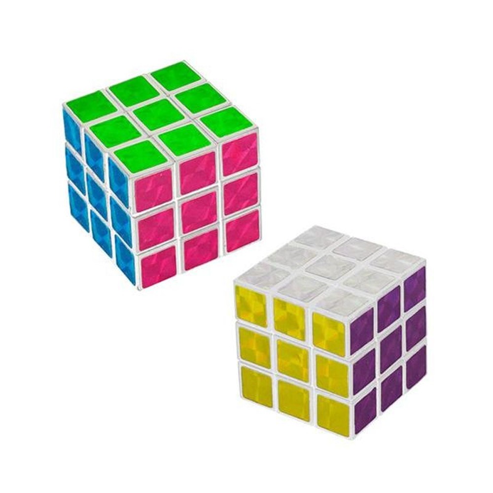 Cub magic, tip Rubik, mini, glitter, 3x3 cm - TRENDHAUS