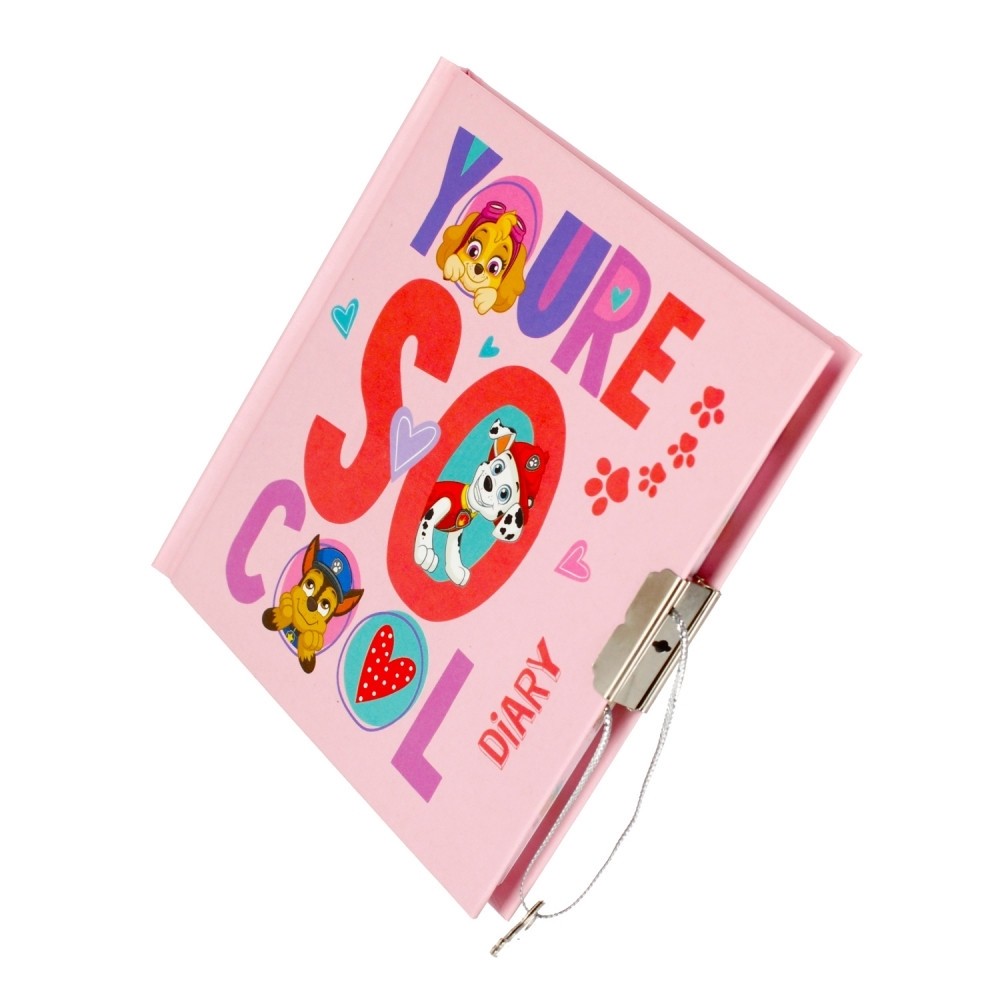 Jurnal cu lacat Paw Patrol, 13.5x13.5 cm - STARPAK