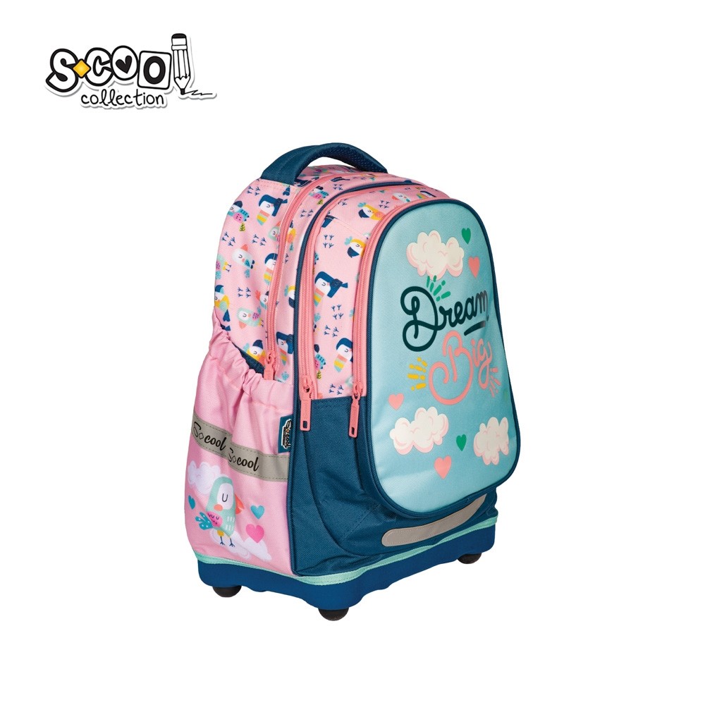 Ghiozdan anatomic, 38x39x19.5 cm, DREAM BIG - S-COOL
