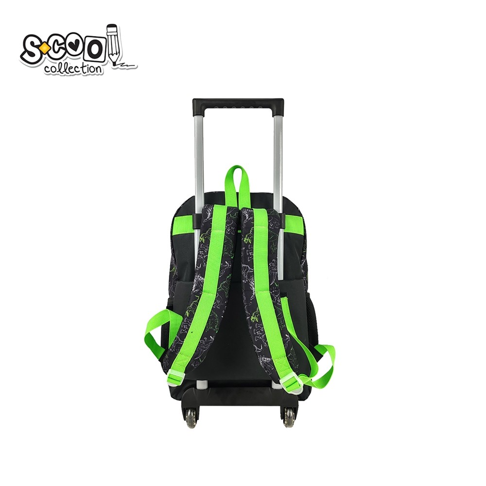 Ghiozdan trolley, 45x32x16.5 cm, DINOSAURS - S-COOL