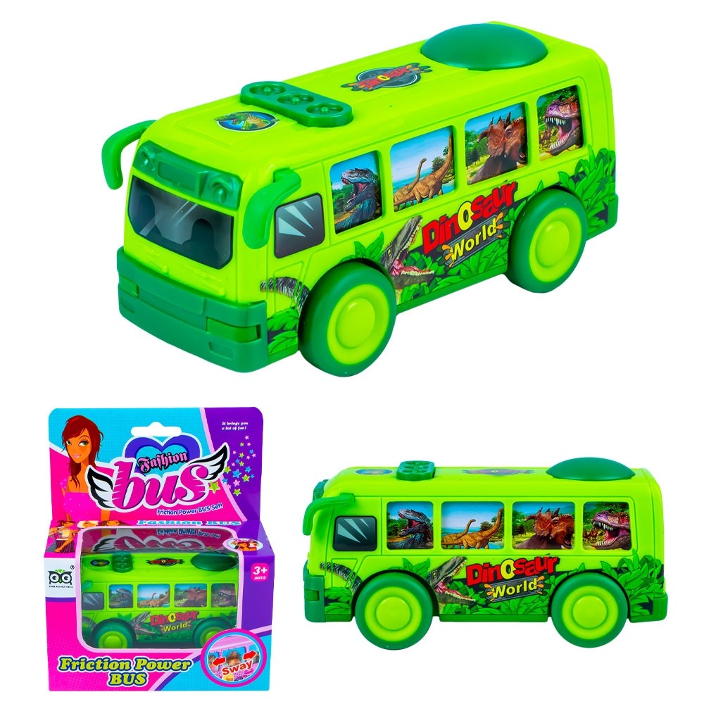 Autobuz frictiune 12x5,5x5,5 cm