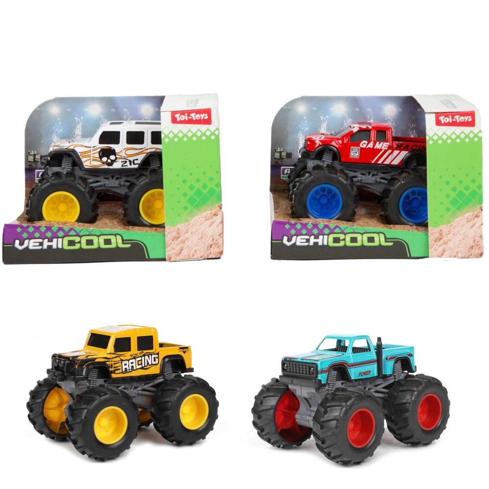 Masina Monster Truck, din metal - Toi-Toys