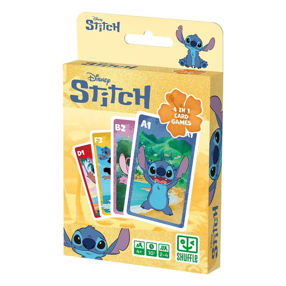 Joc 4 in 1 Stitch, Shuffle Fun