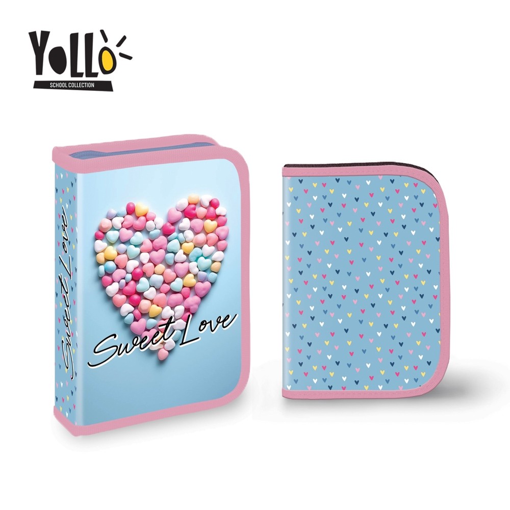 Penar echipat, 1 fermoar, 2 extensii, 30 piese, SWEET LOVE - YOLLO